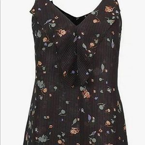 NWT cabi Pinstripe Floral Cami V Neck Style 3607 womens size medium NEW